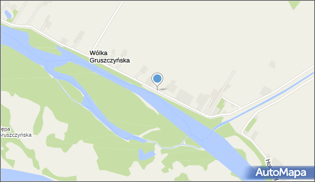 Wólka Gruszczyńska, Wólka Gruszczyńska, mapa Wólka Gruszczyńska
