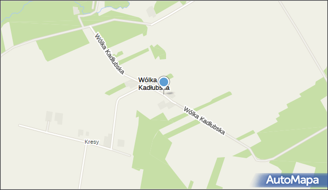 Wólka Kadłubska, Wólka Kadłubska, mapa Wólka Kadłubska