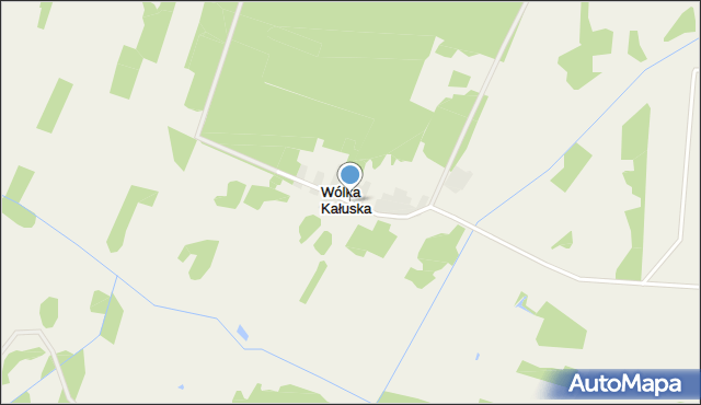 Wólka Kałuska, Wólka Kałuska, mapa Wólka Kałuska