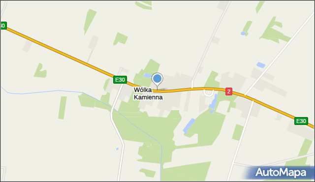 Wólka Kamienna, Wólka Kamienna, mapa Wólka Kamienna