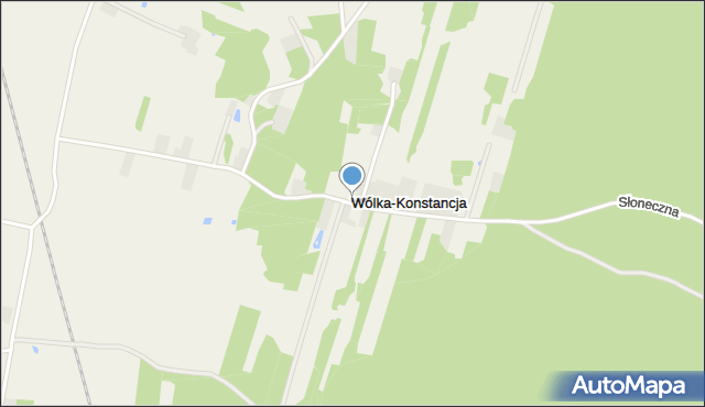 Wólka-Konstancja, Wólka-Konstancja, mapa Wólka-Konstancja