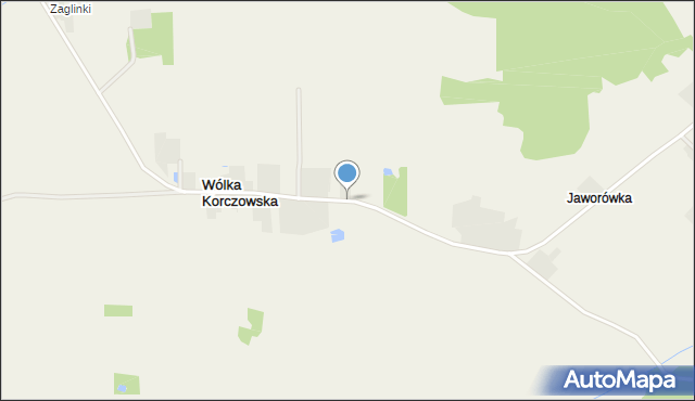 Wólka Korczowska, Wólka Korczowska, mapa Wólka Korczowska