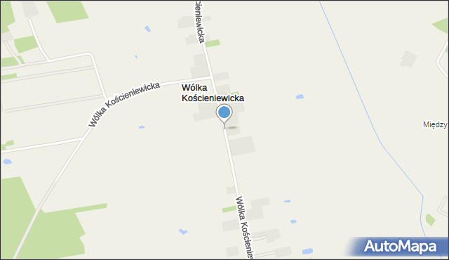 Wólka Kościeniewicka, Wólka Kościeniewicka, mapa Wólka Kościeniewicka