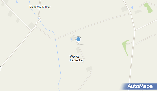 Wólka Łanięcka, Wólka Łanięcka, mapa Wólka Łanięcka