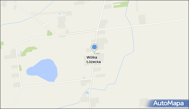 Wólka Łózecka, Wólka Łózecka, mapa Wólka Łózecka