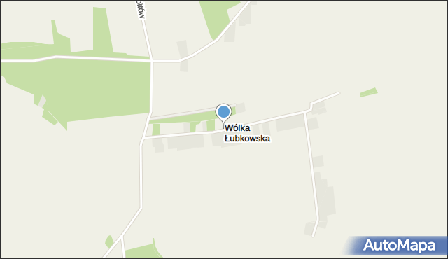 Wólka Łubkowska, Wólka Łubkowska, mapa Wólka Łubkowska