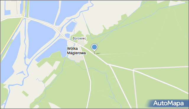 Wólka Magierowa, Wólka Magierowa, mapa Wólka Magierowa