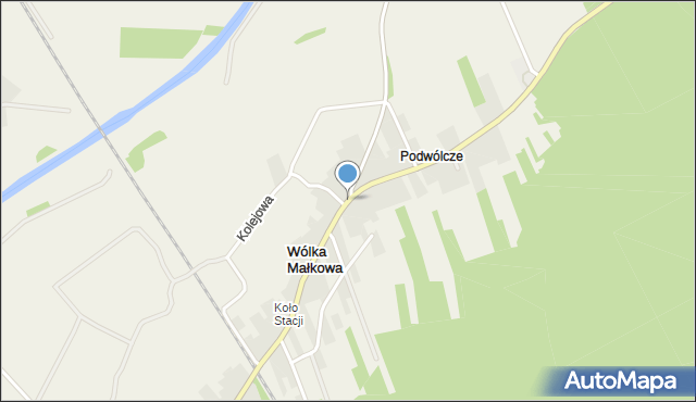 Wólka Małkowa, Wólka Małkowa, mapa Wólka Małkowa