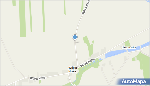 Wólka Niska, Wólka Niska, mapa Wólka Niska