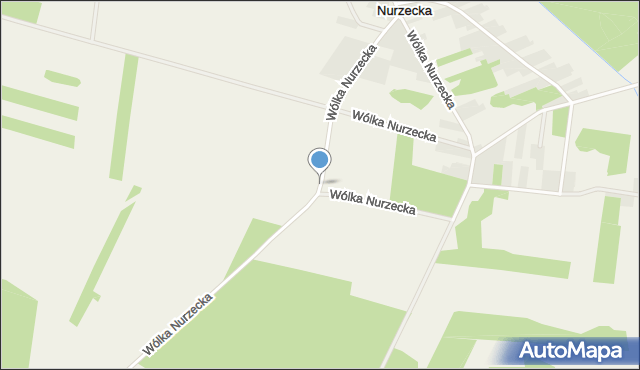 Wólka Nurzecka, Wólka Nurzecka, mapa Wólka Nurzecka