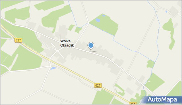 Wólka Okrąglik, Wólka Okrąglik, mapa Wólka Okrąglik