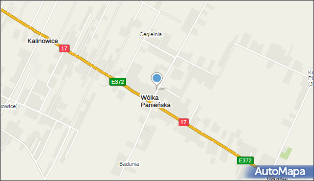 Wólka Panieńska, Wólka Panieńska, mapa Wólka Panieńska