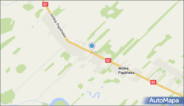 Wólka Paplińska, Wólka Paplińska, mapa Wólka Paplińska