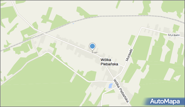 Wólka Plebańska gmina Stąporków, Wólka Plebańska, mapa Wólka Plebańska gmina Stąporków