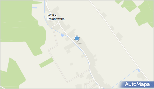 Wólka Polanowska, Wólka Polanowska, mapa Wólka Polanowska