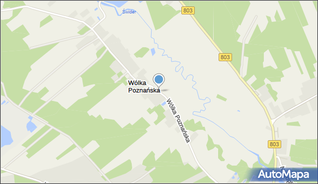 Wólka Poznańska, Wólka Poznańska, mapa Wólka Poznańska