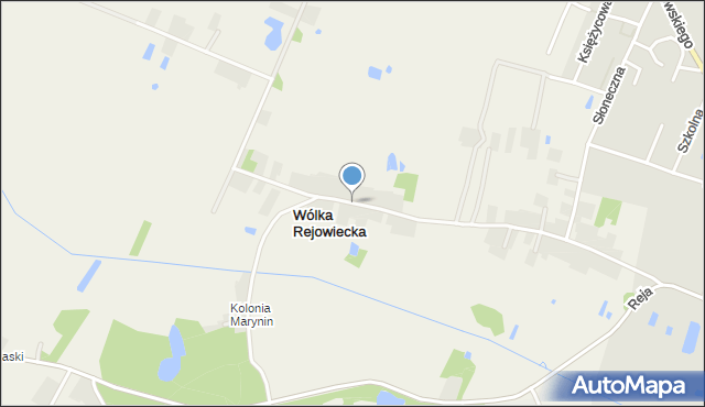 Wólka Rejowiecka, Wólka Rejowiecka, mapa Wólka Rejowiecka