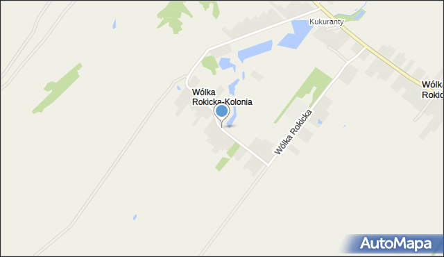 Wólka Rokicka-Kolonia, Wólka Rokicka-Kolonia, mapa Wólka Rokicka-Kolonia