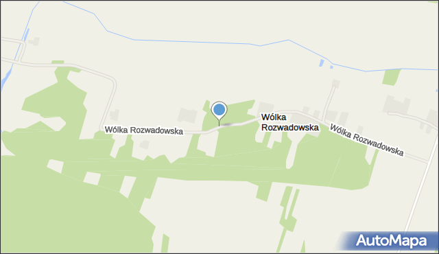 Wólka Rozwadowska, Wólka Rozwadowska, mapa Wólka Rozwadowska