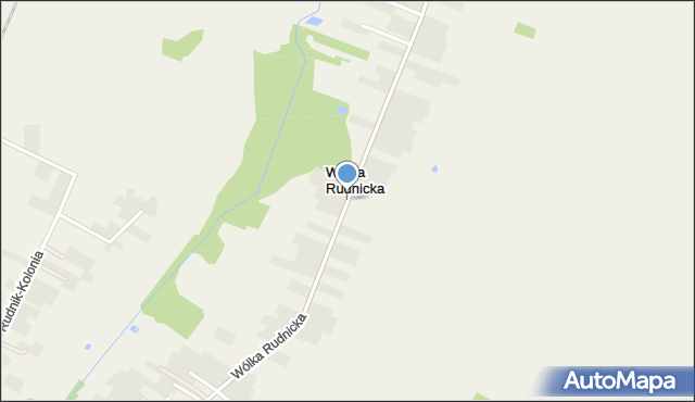 Wólka Rudnicka, Wólka Rudnicka, mapa Wólka Rudnicka