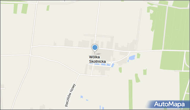 Wólka Skotnicka, Wólka Skotnicka, mapa Wólka Skotnicka