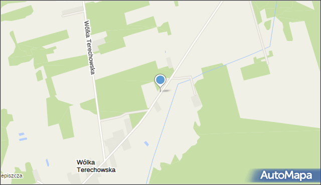 Wólka Terechowska, Wólka Terechowska, mapa Wólka Terechowska