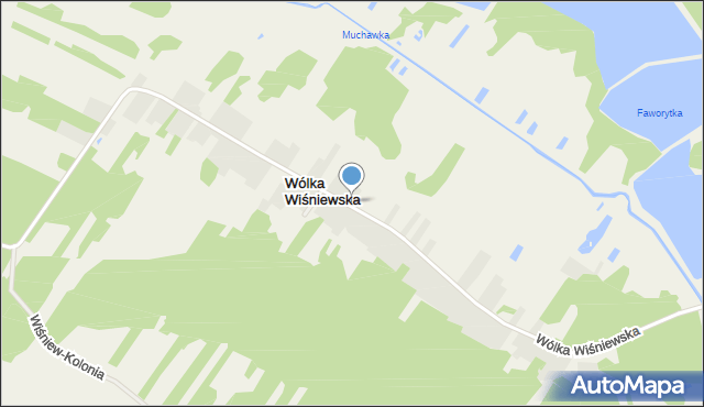 Wólka Wiśniewska, Wólka Wiśniewska, mapa Wólka Wiśniewska