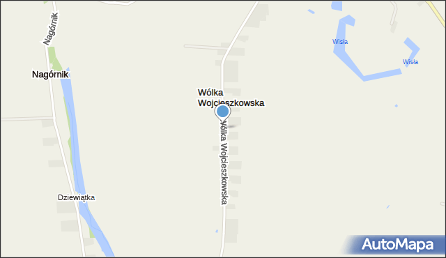 Wólka Wojcieszkowska, Wólka Wojcieszkowska, mapa Wólka Wojcieszkowska