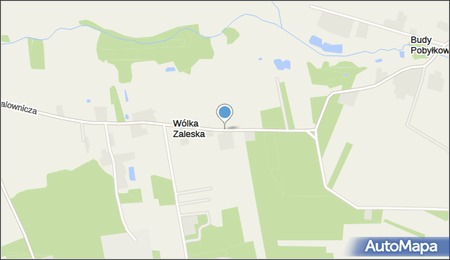 Wólka Zaleska gmina Pokrzywnica, Wólka Zaleska, mapa Wólka Zaleska gmina Pokrzywnica