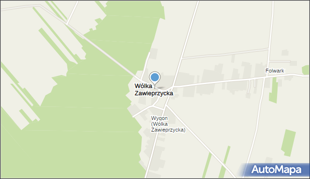 Wólka Zawieprzycka, Wólka Zawieprzycka, mapa Wólka Zawieprzycka