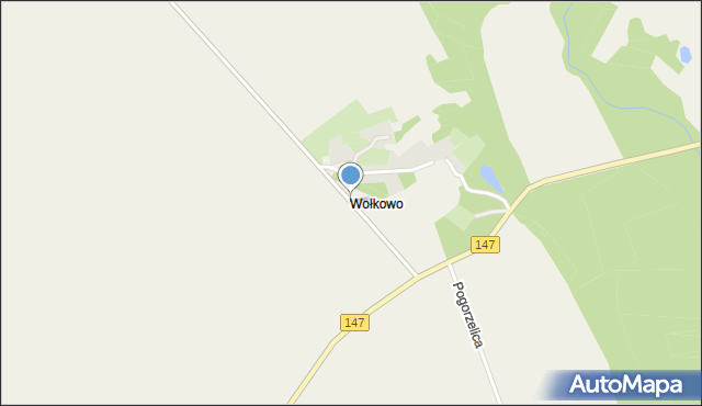 Wołkowo, Wołkowo, mapa Wołkowo