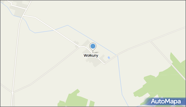 Wołkuny, Wołkuny, mapa Wołkuny