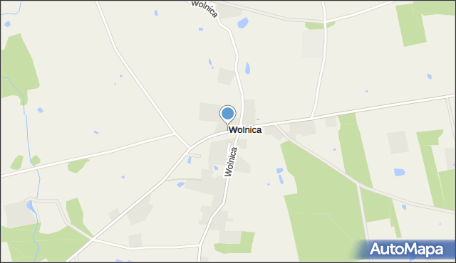 Wolnica gmina Lubomino, Wolnica, mapa Wolnica gmina Lubomino