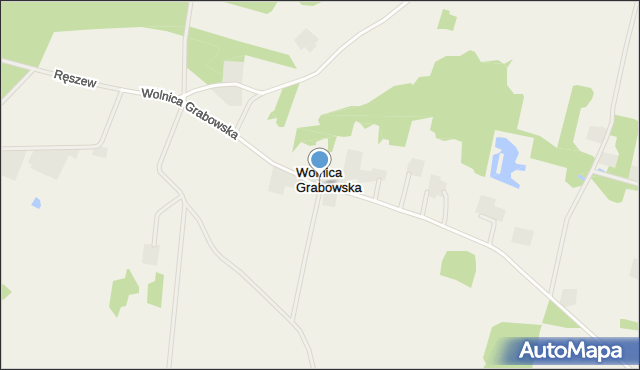 Wolnica Grabowska, Wolnica Grabowska, mapa Wolnica Grabowska