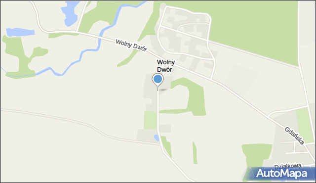 Wolny Dwór, Wolny Dwór, mapa Wolny Dwór