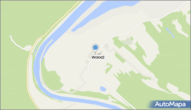 Wołodź, Wołodź, mapa Wołodź