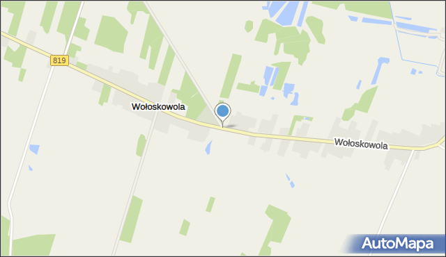 Wołoskowola, Wołoskowola, mapa Wołoskowola