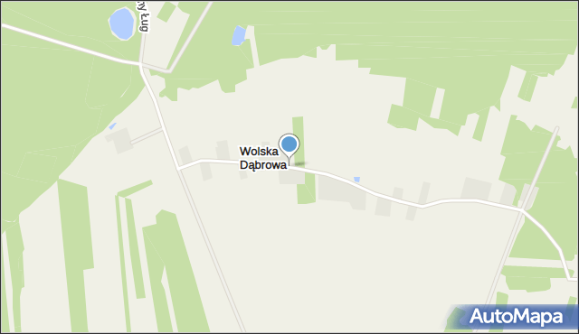 Wolska Dąbrowa, Wolska Dąbrowa, mapa Wolska Dąbrowa