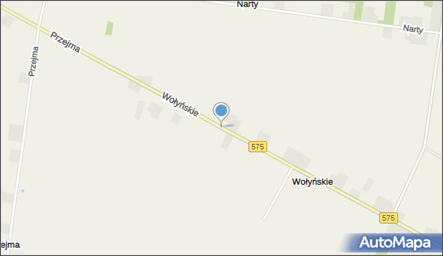 Wołyńskie, Wołyńskie, mapa Wołyńskie