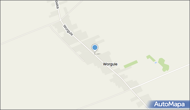 Worgule, Worgule, mapa Worgule