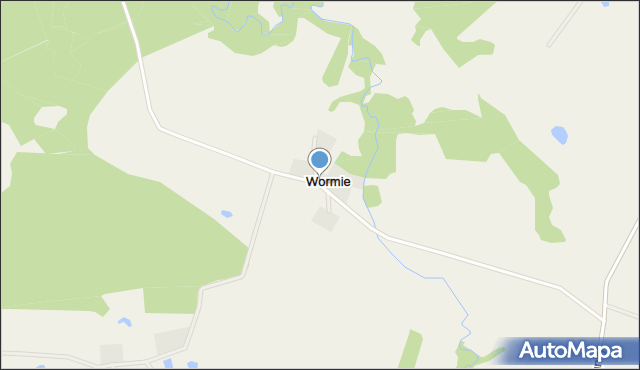 Wormie, Wormie, mapa Wormie