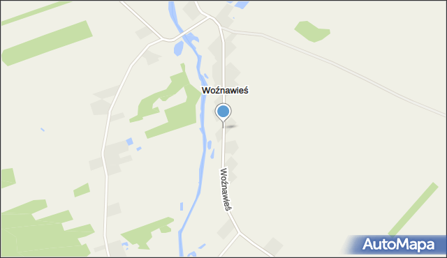 Woźnawieś, Woźnawieś, mapa Woźnawieś