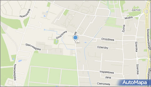 Bezrzecze, Wronia, mapa Bezrzecze