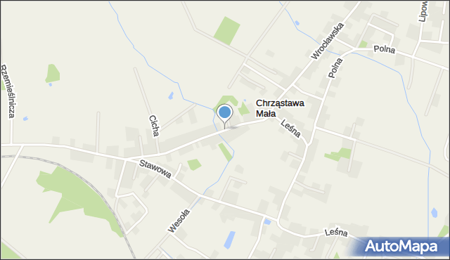 Chrząstawa Mała, Wrocławska, mapa Chrząstawa Mała