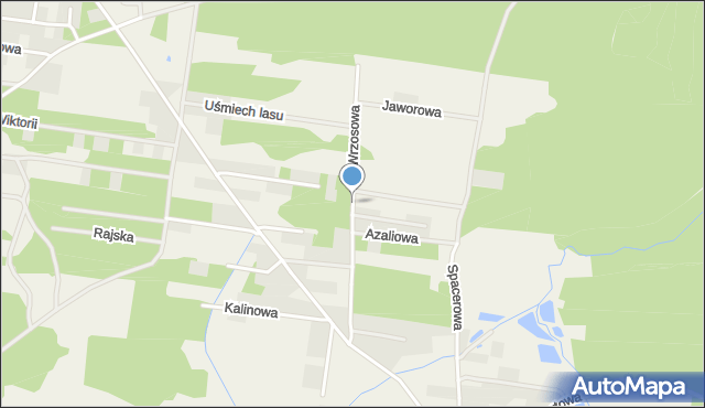 Ciasne gmina Supraśl, Wrzosowa, mapa Ciasne gmina Supraśl