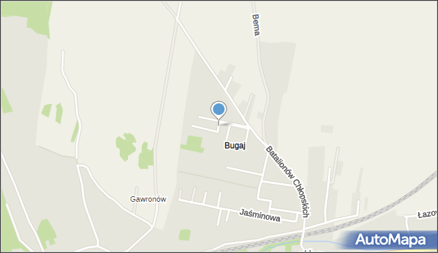 Dąbrowa Górnicza, Wrzosowa, mapa Dąbrowa Górnicza