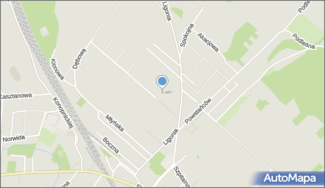 Gogolin powiat krapkowicki, Wrzosowa, mapa Gogolin powiat krapkowicki