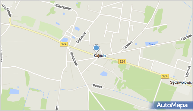 Góra, Wrocławska, mapa Góra