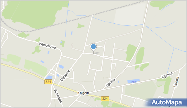 Góra, Wrzosowa, mapa Góra