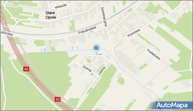 Nowe Opole, Wrzosowa, mapa Nowe Opole